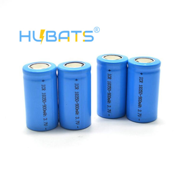 Li-ion 18350 900mAh 3.7v rechargeable battery, battery for Electric ...