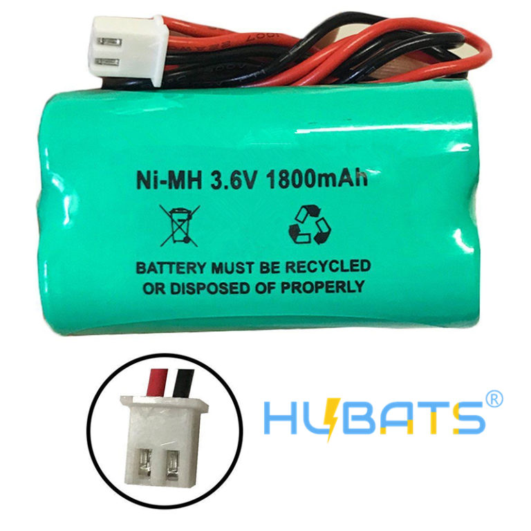 Ni Mh Aa Mah V Battery With Connector Battery Replacement For