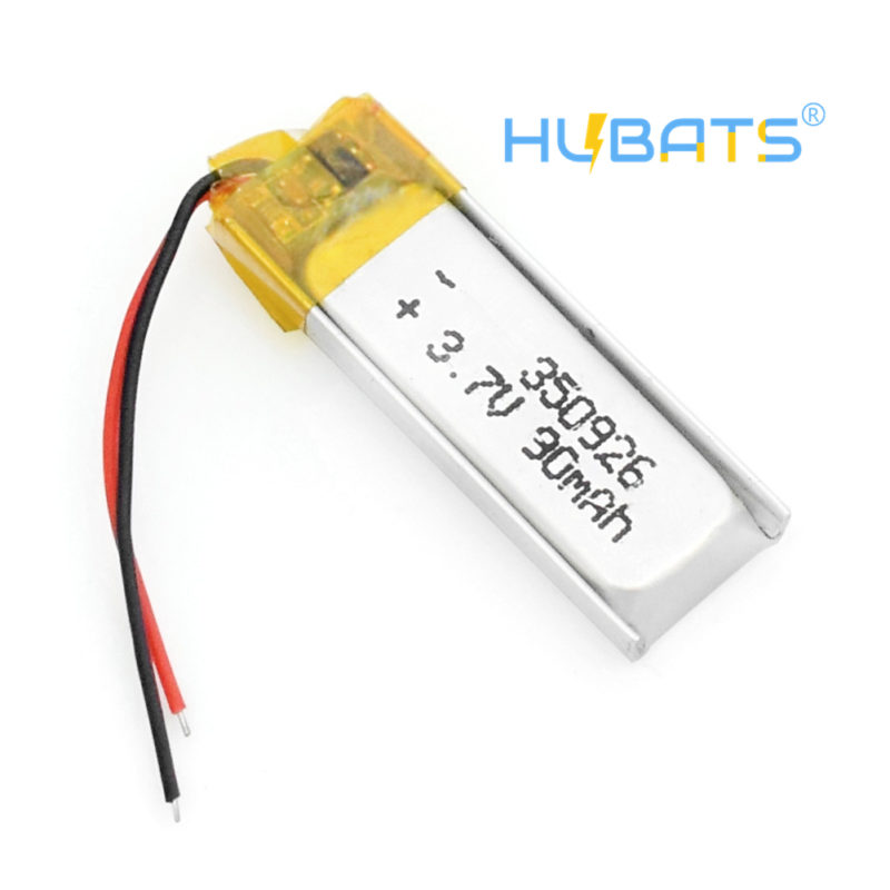 HUBATS Batterie Rechargeable 653237 800mAh 3.7V Pour Haut-Parleur MP3 GPS