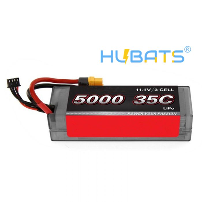 LiPo 11.1V 5000mAh 35C 70C 3S rechargeable Battery For RC Airplane Helicopter Drone Car - Image 2