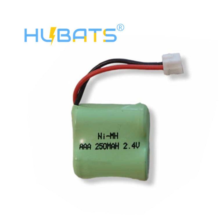 1/2AAA*2 NiMH 2.4V 250mAh AAA NiMH batteries, battery for wireless