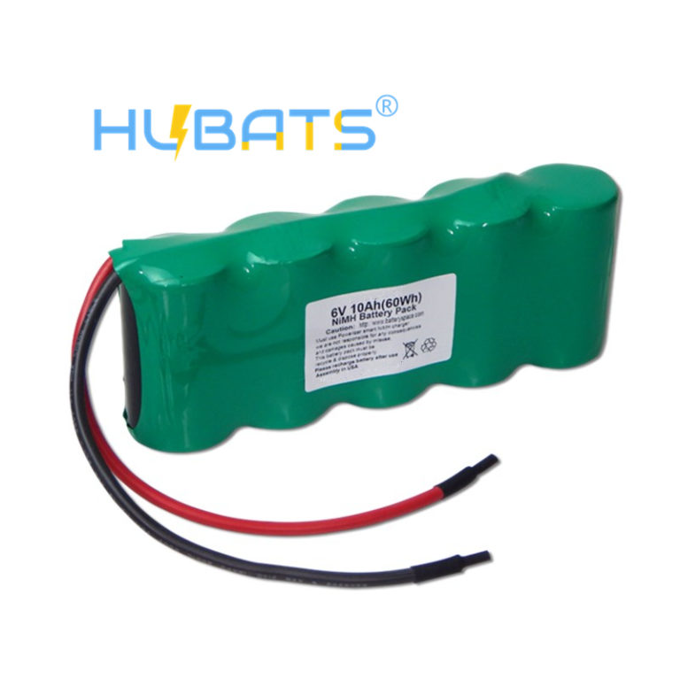 NiMH 6.0v 10Ah D size NiMH rechargeable battery pack Hubats