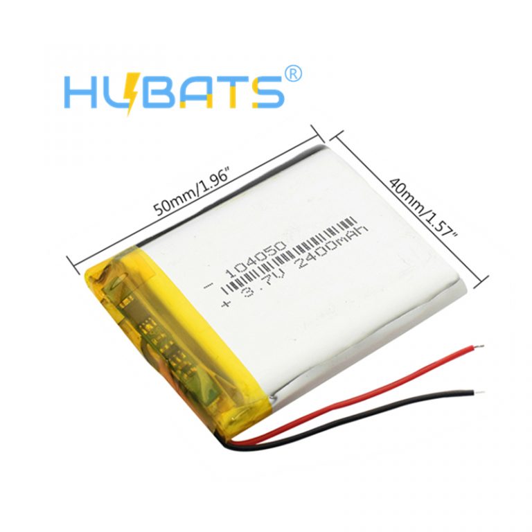104050 2400mah 3.7v,124050 2400mah,Batteries For Solar Lamp Power Bank