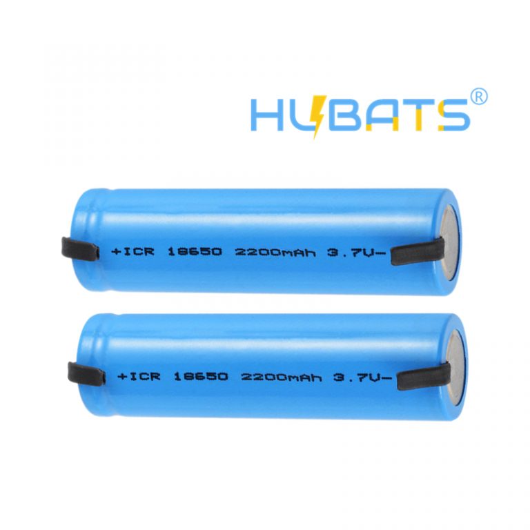 18650 battery with tabs Hubats