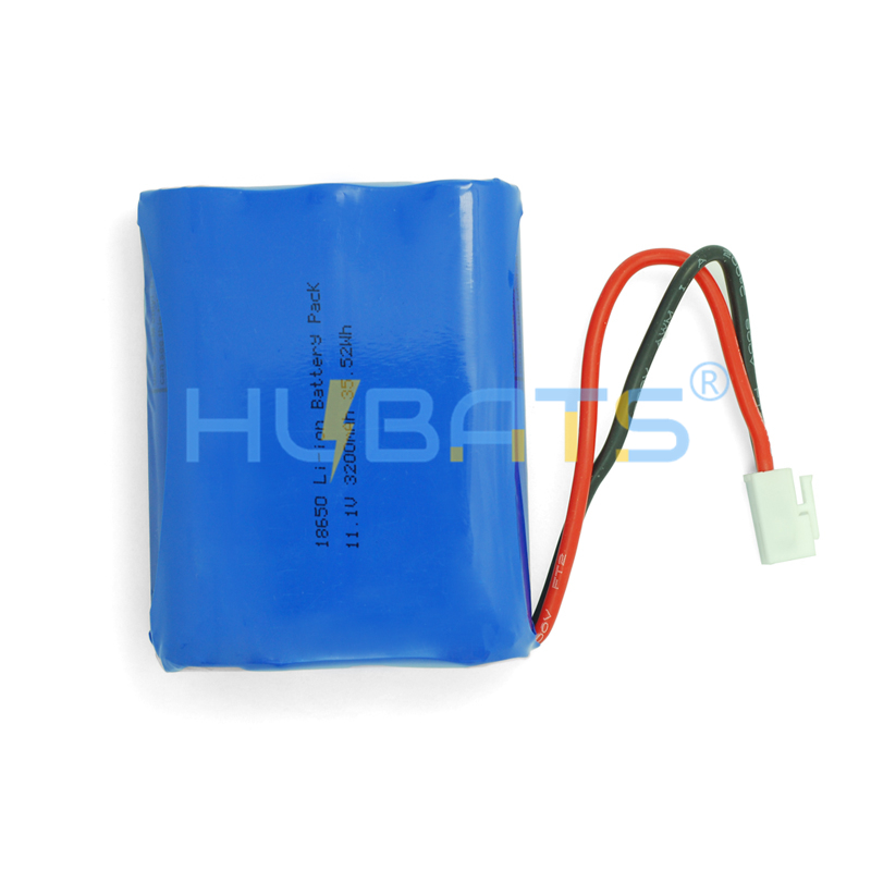 Li-ion 18650 3200mAh 11.1v Battery Pack 3S1P