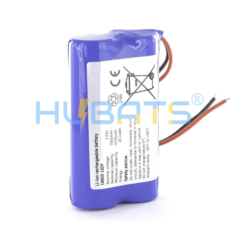 Batterie De Rechange 18650 6400 MAh 3,7 V Pour Sonnette Vidéo Eufy Security T8213 / T8210 / T8113 - Compatible 1INR19/66-2