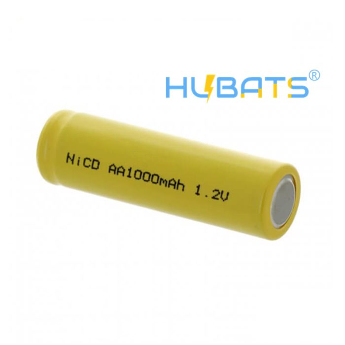 AA 1000mAh 1.2v NiCd Rechargeable Battery Flat Top for toy razor toothbrush camera Ni-CD 1.2wh cell - Image 2