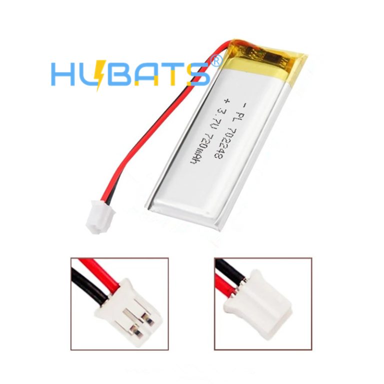 702248 720mAh 3.7v Lipo Li-polymer rechargeable battery