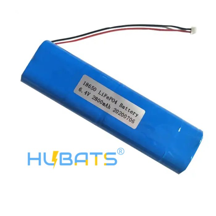 6.4v 2800mah LiFepo4 18650 2s2p battery pack 2.8Ah 6.4 v for solar street light