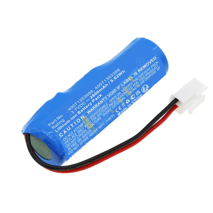 CEAG Emergency Light Replacement Battery 2600mAh 3.7v Li-ion 18650 2.6Ah 3.7 Volts