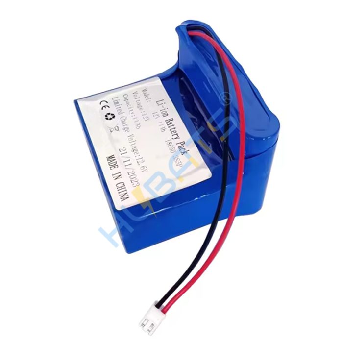 11.1V 11Ah Li-ion battery pack ICR18650-3S5P 11000mAH 12v stages lighting batteries For LED stage light